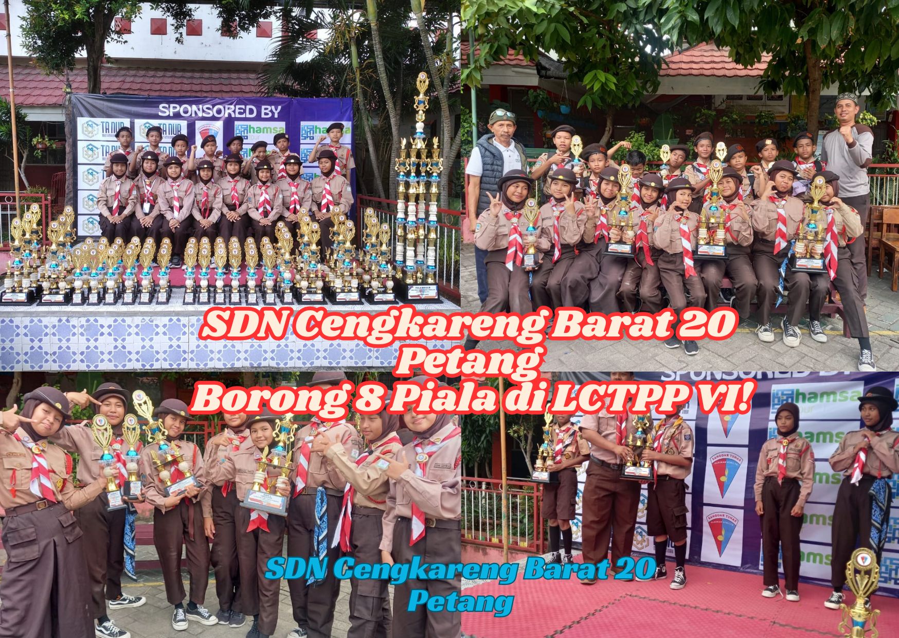Sdn Cengkareng Barat 20 Petang borong 8 Piala LCTPP VI